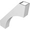 Ekena Millwork 3 1/2-in. W x 16-in. D x 20-in. H Westlake Architectural Grade PVC Knee Brace BRCP035X16X20WTL - alternate 5